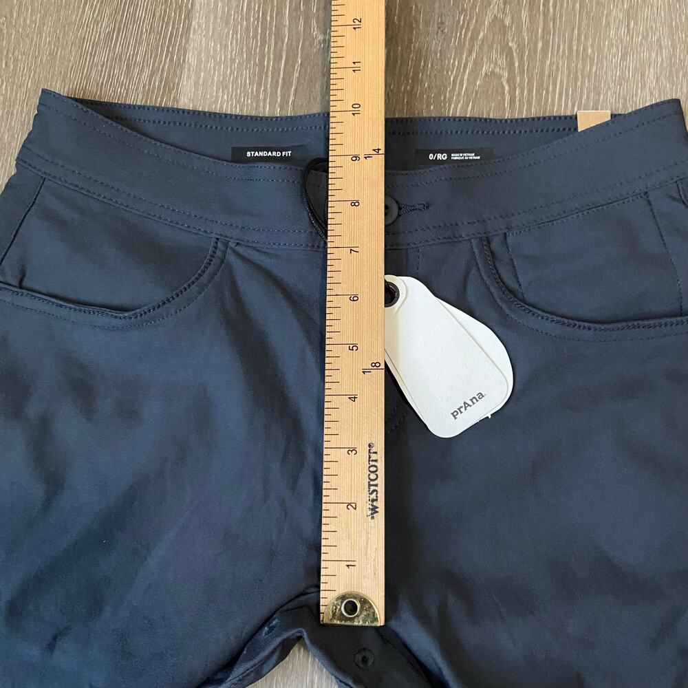 Prana Halle Jogger II Womens 0 Regular Coal Knit Cuff Stretch Lightweight Hiking - Picture 8 of 10
